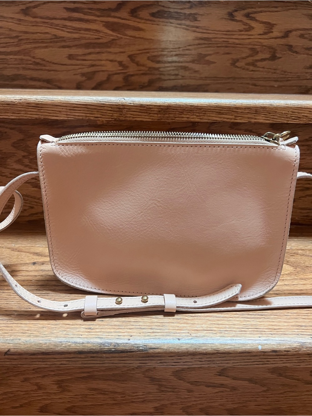 Madewell Simple Crossbody bag, light beige colour